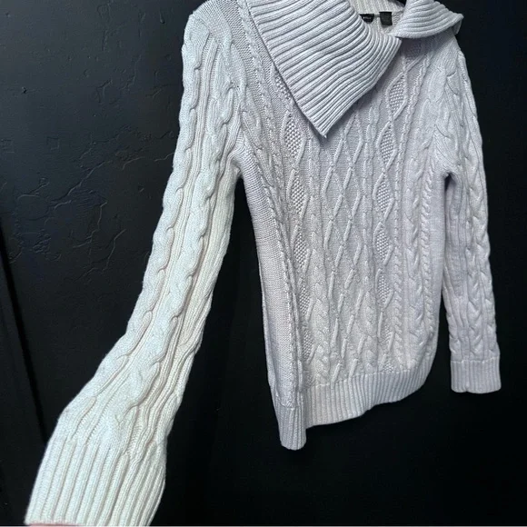 Jeanne Pierre women sweater Size: M Color: beige - Picture 8 of 9